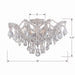 Crystorama - 4437-CH-CL-MWP - Five Light Semi Flush Mount - Maria Theresa - Polished Chrome