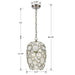 Crystorama - 523-SA - One Light Mini Chandelier - Palla - Antique Silver