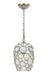 Crystorama - 523-SA - One Light Mini Chandelier - Palla - Antique Silver