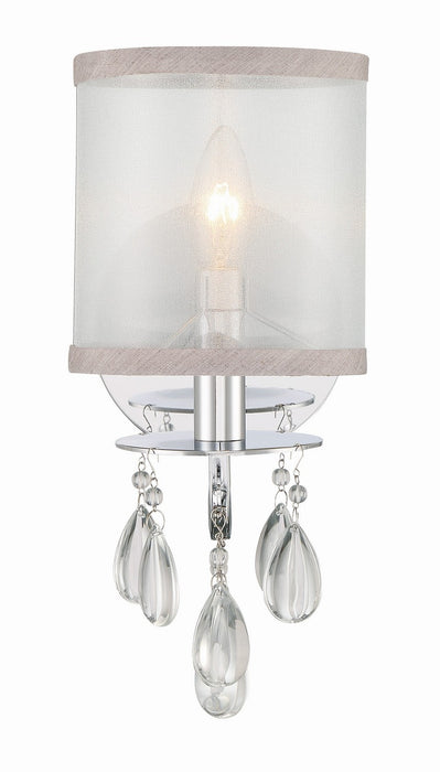 Crystorama - 5621-CH - One Light Wall Sconce - Hampton - Polished Chrome