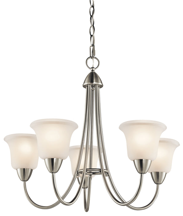 Kichler - 42884NI - Five Light Chandelier - Nicholson - Brushed Nickel