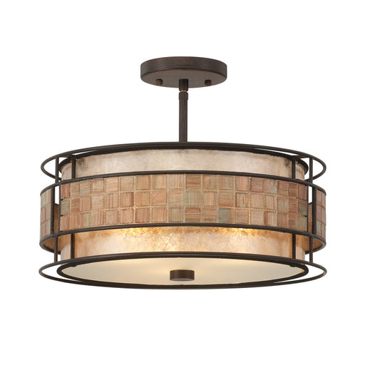 Quoizel - MC842SRC - Three Light Semi-Flush Mount - Laguna - Renaissance Copper