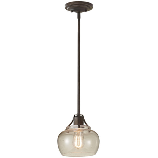 Generation Lighting. - P1234RI - One Light Pendant - Urban Renewal - Rustic Iron