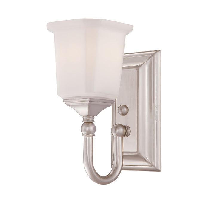 Quoizel - NL8601BN - One Light Bath Fixture - Nicholas - Brushed Nickel