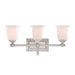 Quoizel - NL8603BN - Three Light Bath Fixture - Nicholas - Brushed Nickel