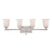 Quoizel - NL8604BN - Four Light Bath Fixture - Nicholas - Brushed Nickel