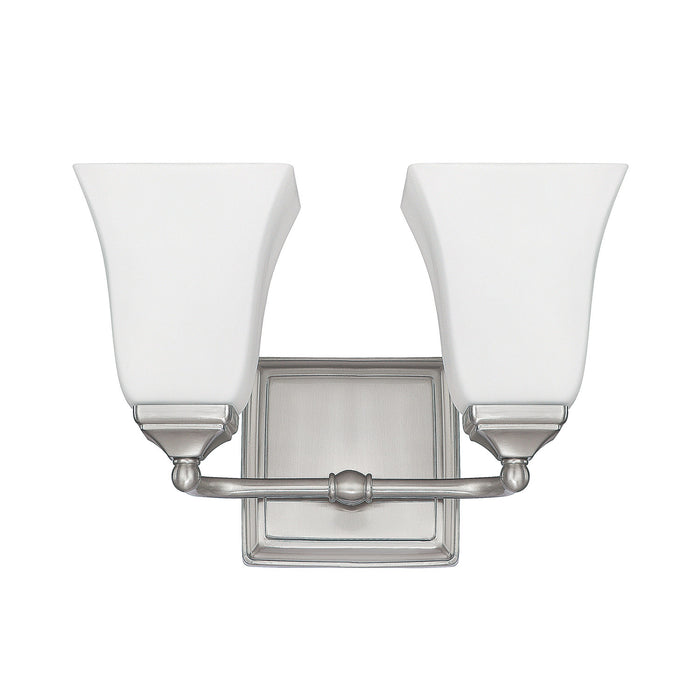 Capital Lighting - 8452BN-119 - Two Light Vanity - Cade - Brushed Nickel