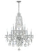 Crystorama - 1110-CH-CL-MWP - Ten Light Chandelier - Traditional Crystal - Polished Chrome