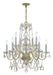 Crystorama - 1130-PB-CL-MWP - Ten Light Chandelier - Traditional Crystal - Polished Brass