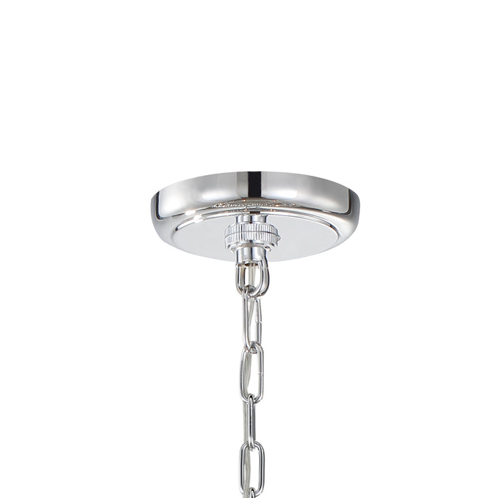 Crystorama - 136-CH - Six Light Chandelier - Calypso - Polished Chrome