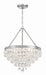 Crystorama - 136-CH - Six Light Chandelier - Calypso - Polished Chrome