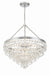 Crystorama - 137-CH - Eight Light Chandelier - Calypso - Polished Chrome