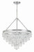 Crystorama - 137-CH - Eight Light Chandelier - Calypso - Polished Chrome