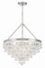 Crystorama - 137-CH - Eight Light Chandelier - Calypso - Polished Chrome