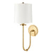 Hudson Valley - 511-AGB - One Light Wall Sconce - Jericho - Aged Brass