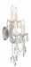 Crystorama - 4425-CH-CL-MWP - Five Light Wall Sconce - Maria Theresa - Polished Chrome