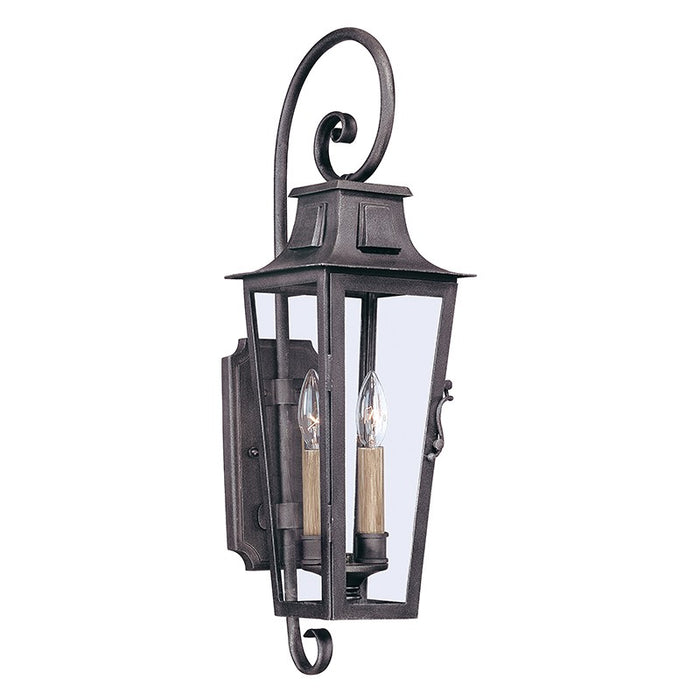 Troy Lighting - B2962-APW - Two Light Wall Lantern - Parisian Square - Aged Pewter