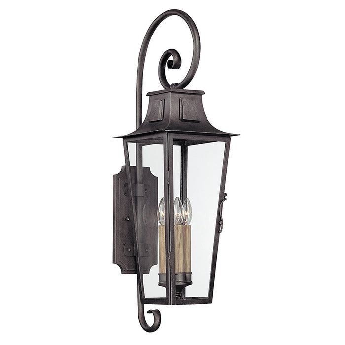 Troy Lighting - B2963-APW - Four Light Wall Lantern - Parisian Square - Aged Pewter