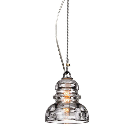 Troy Lighting - F3132-OS - One Light Pendant - Menlo Park - Old Silver