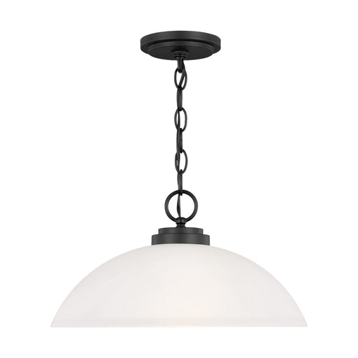 Generation Lighting. - 65160-112 - One Light Pendant - Oslo - Midnight Black