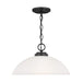 Generation Lighting. - 65160-112 - One Light Pendant - Oslo - Midnight Black