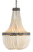 Currey and Company - 9970 - Three Light Chandelier - Marjorie Skouras - Pyrite Bronze/Cream/Gray