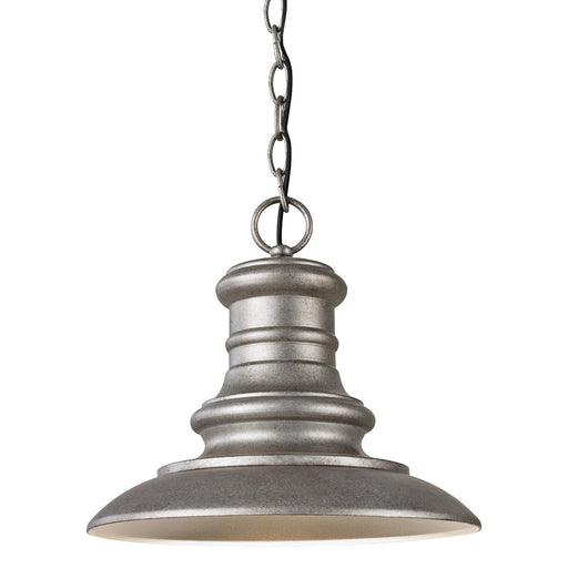 Generation Lighting. - OL8904TRD - One Light Outdoor Pendant - Redding Station - Tarnished Silver