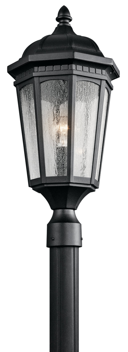 Kichler - 9532BKT - One Light Outdoor Post Mount - Courtyard - Textured Black