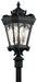 Kichler - 9565BKT - Four Light Outdoor Post Mount - Tournai - Textured Black