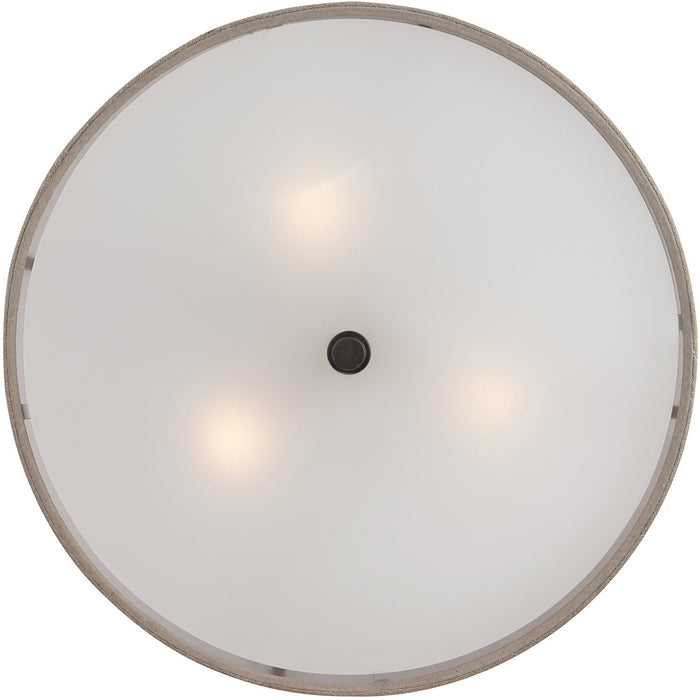 Quoizel - CRA1717MC - Three Light Semi-Flush Mount - Cloverdale - Mottled Cocoa