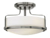 Hinkley - 3641BN - LED Semi-Flush Mount - Harper - Brushed Nickel