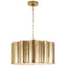 Visual Comfort Signature - AH 5215NB - Four Light Pendant - Markos - Natural Brass