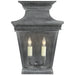 Visual Comfort Signature - CHD 2950WZ - Two Light Wall Lantern - Elsinore - Weathered Zinc