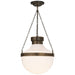 Visual Comfort Signature - MS 5030ABV-WG - Two Light Lantern - Modern Schoolhouse - Antique Brass with Verde