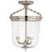 Visual Comfort Signature - TOB 4212PN - Three Light Semi-Flush Mount - Merchant - Polished Nickel