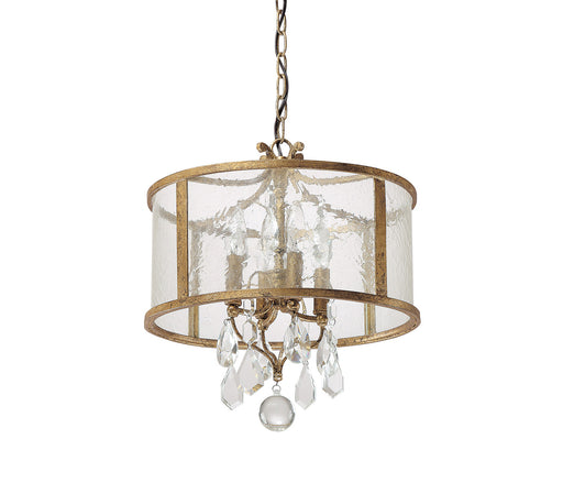 Capital Lighting - 9484AG-CR - Four Light Pendant - Blakely - Antique Gold