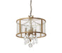 Capital Lighting - 9484AG-CR - Four Light Pendant - Blakely - Antique Gold