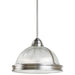 Generation Lighting. - 65061-962 - Two Light Pendant - Pratt Street Prismatic - Brushed Nickel