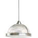 Generation Lighting. - 65062-962 - Three Light Pendant - Pratt Street Prismatic - Brushed Nickel