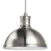 Generation Lighting. - 65087-962 - Three Light Pendant - Pratt Street Metal - Brushed Nickel