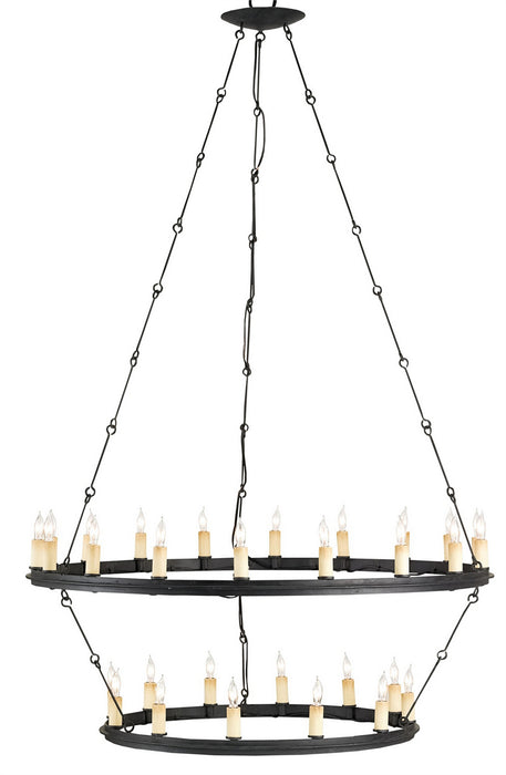 Currey and Company - 9935 - 30 Light Chandelier - Toulouse - Blacksmith