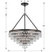 Crystorama - 137-VZ - Eight Light Chandelier - Calypso - Vibrant Bronze