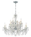 Crystorama - 4479-CH-CL-MWP - 12 Light Chandelier - Maria Theresa - Polished Chrome