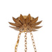 Crystorama - 517-GA - Six Light Chandelier - Broche - Antique Gold