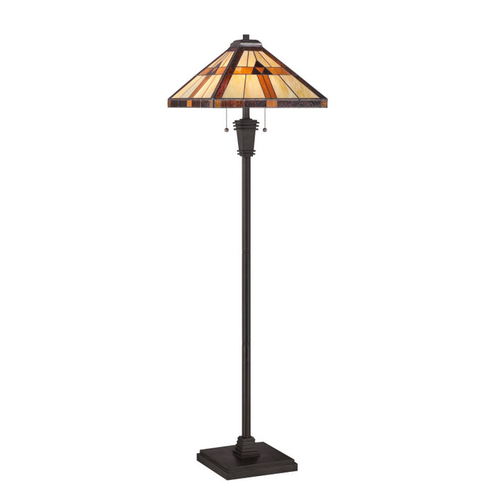 Quoizel - TF1427F - Two Light Floor Lamp - Bryant - Vintage Bronze