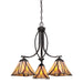 Quoizel - TFAS5003VA - Three Light Chandelier - Asheville - Valiant Bronze