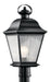 Kichler - 9909BK - One Light Outdoor Post Mount - Mount Vernon - Black