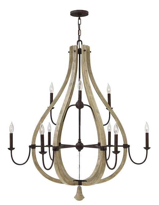 Fredrick Ramond - FR40578IRR - LED Chandelier - Middlefield - Iron Rust