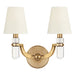 Hudson Valley - 982-AGB-WS - Two Light Wall Sconce - Dayton - Aged Brass