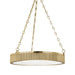 Hudson Valley - 522-AGB - Five Light Pendant - Lynden - Aged Brass